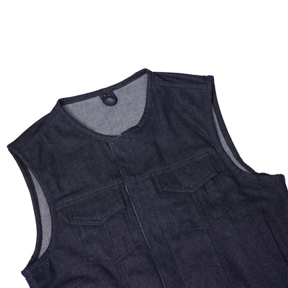 Rifleman Men's Denim Motorcycle Vest