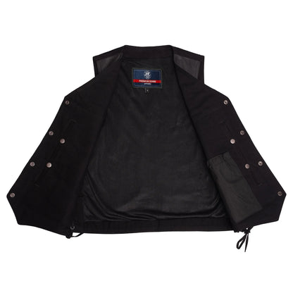 DM902 Aimline Men's Denim Motorcycle Vest