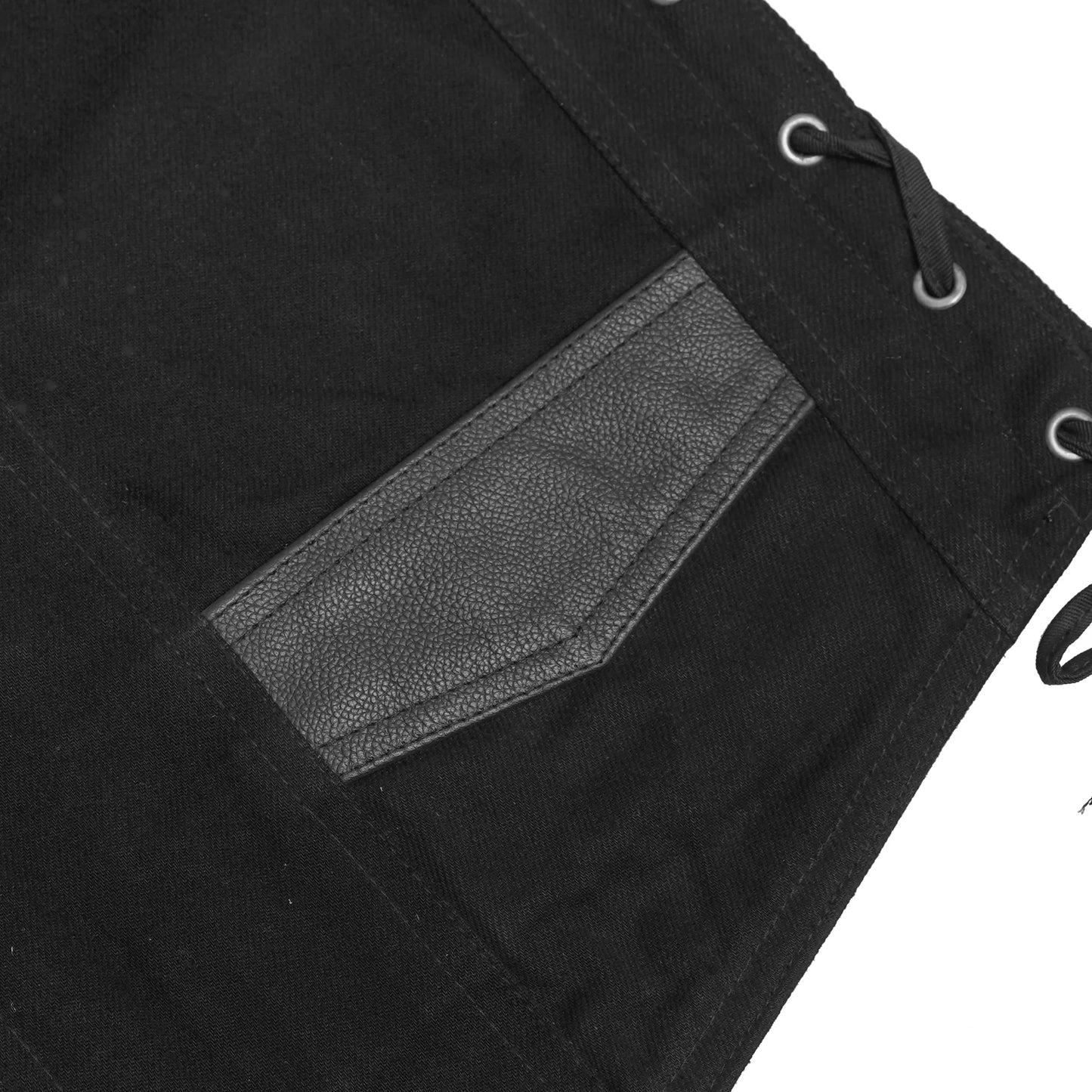 DM902 Aimline Men's Denim Motorcycle Vest