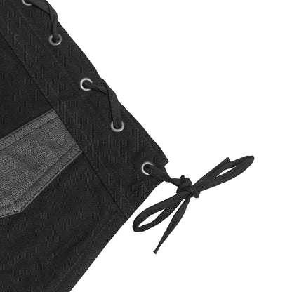 DM902 Aimline Men's Denim Motorcycle Vest