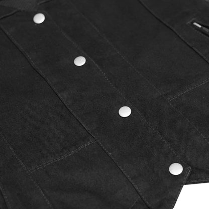 DM906BK Women's Single Back Panel Concealed Carry Denim Vest