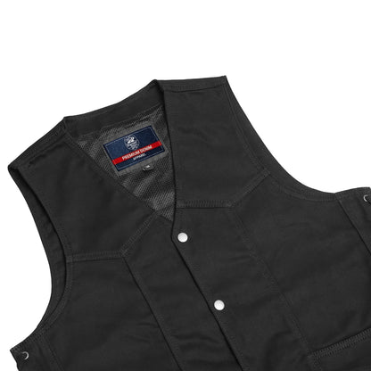 DM911 Frenzy Men’s Denim Motorcycle Vest
