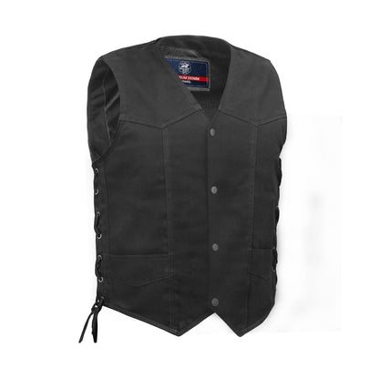 DM911 Frenzy Men’s Denim Motorcycle Vest