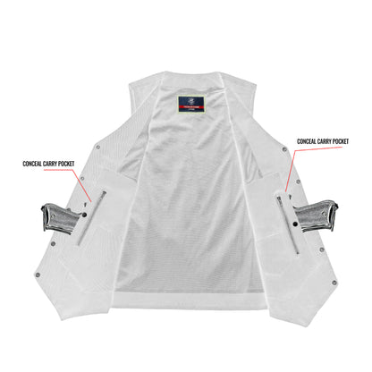 Vandal Men's Denim Motorcycle Vest