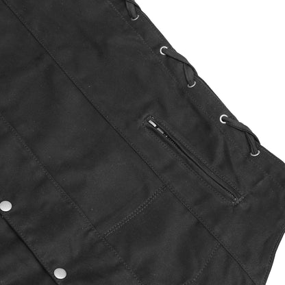 DM914TALL Men's Ten Pocket Denim Utility Vest - TALL