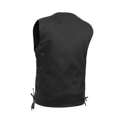 DM914TALL Men's Ten Pocket Denim Utility Vest - TALL