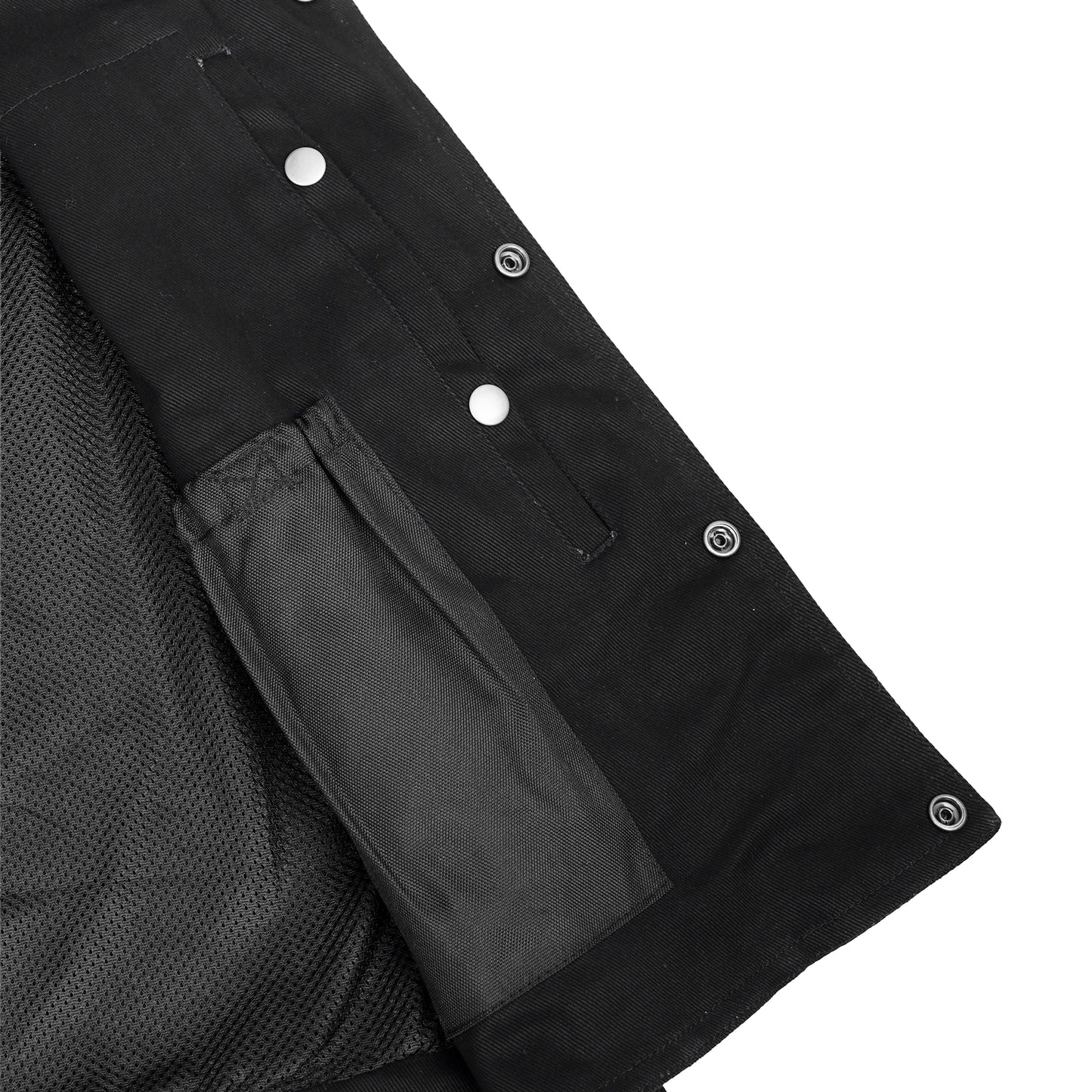 DM925BK Men's Single Back Panel Concealed Carry Denim Vest