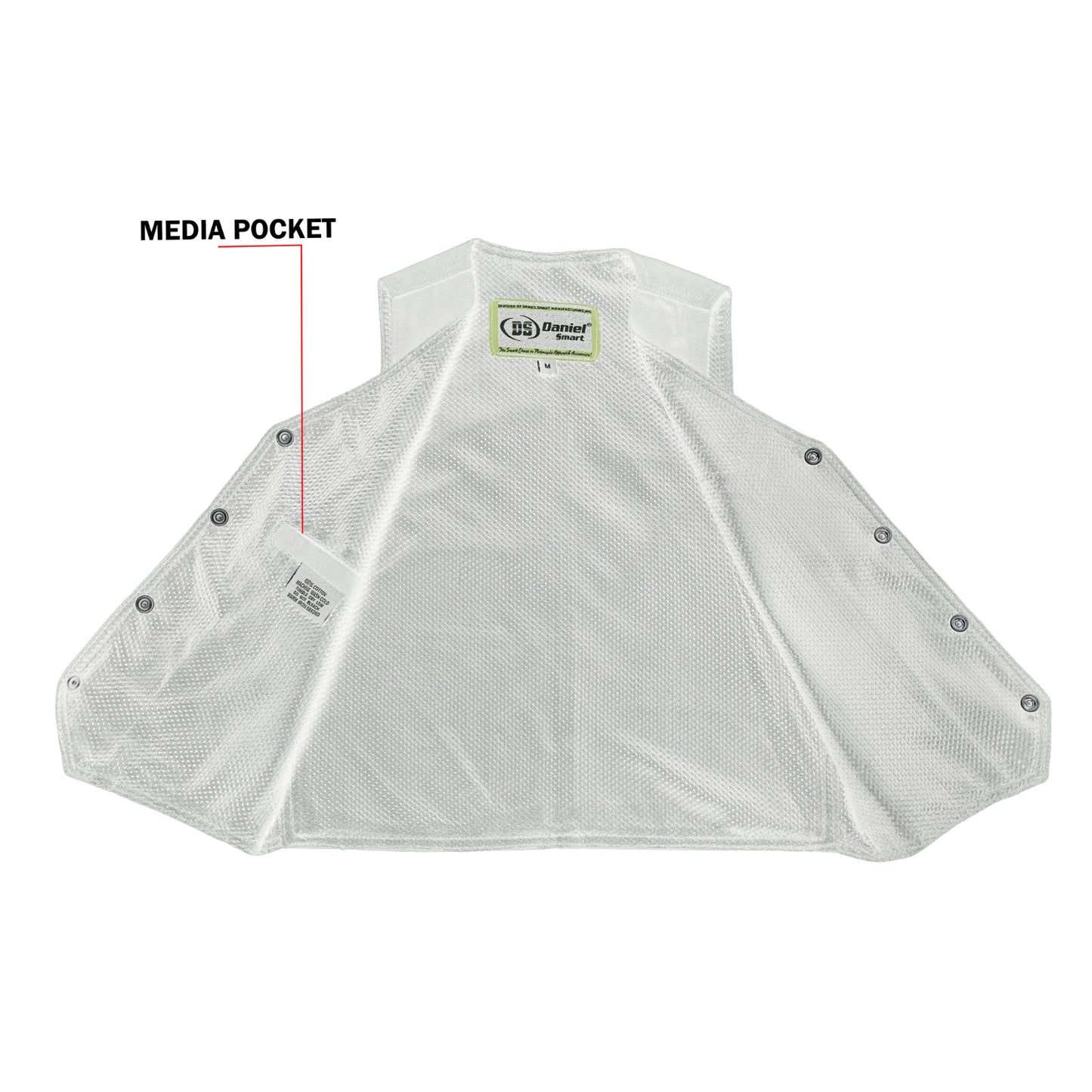 DM947 Women's 6 Pocket Denim Utility Vest - Black