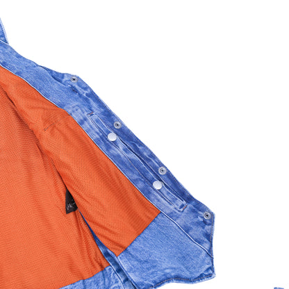 DM948 Women's 6 Pocket Denim Utility Vest - Blue