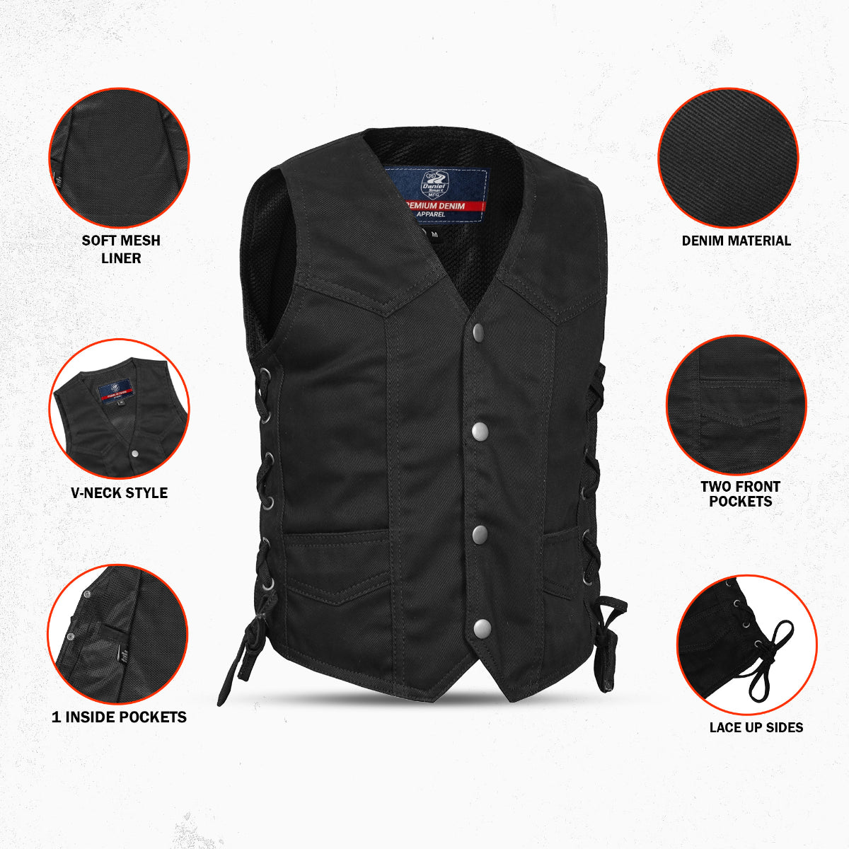 DM9726 Little Explorer - Kids Denim Vest