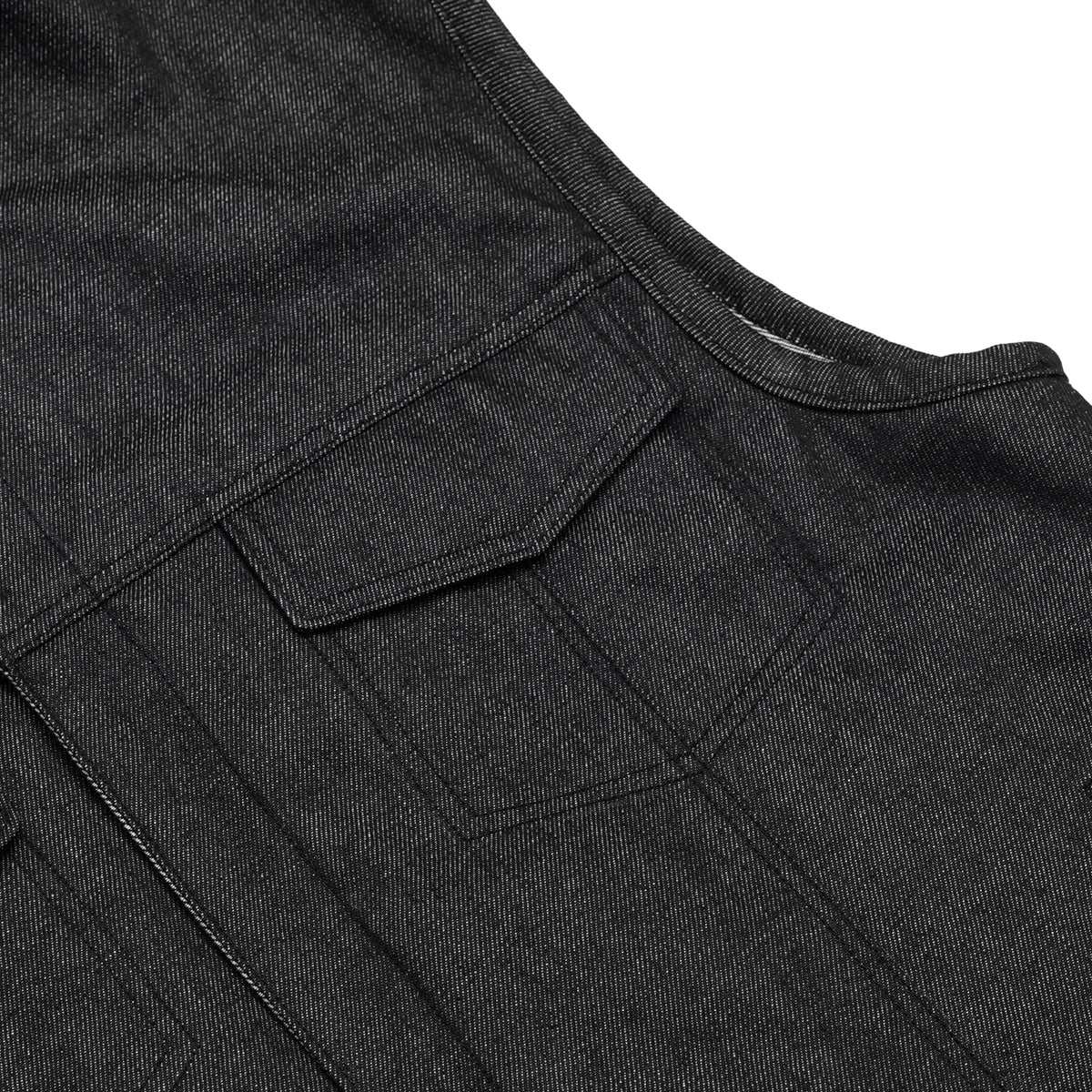 Wick Men's Denim Motorcycle Vest