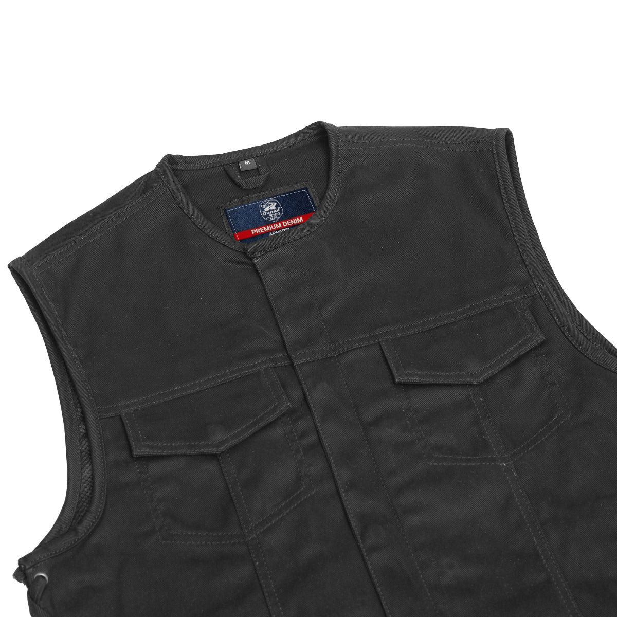 DM978 Denim Material, Upgraded Style Gun Pockets, All black construct