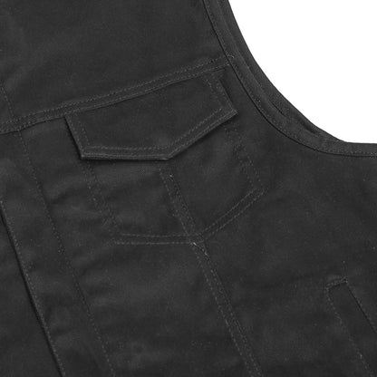 DM978 Denim Material, Upgraded Style Gun Pockets, All black construct