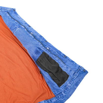 DM981BU Mad Max Men's Denim Motorcycle Vest