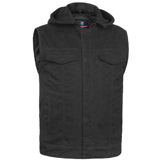 Diesel Men's Denim Motorcycle Vest