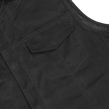 Diesel Men's Denim Motorcycle Vest