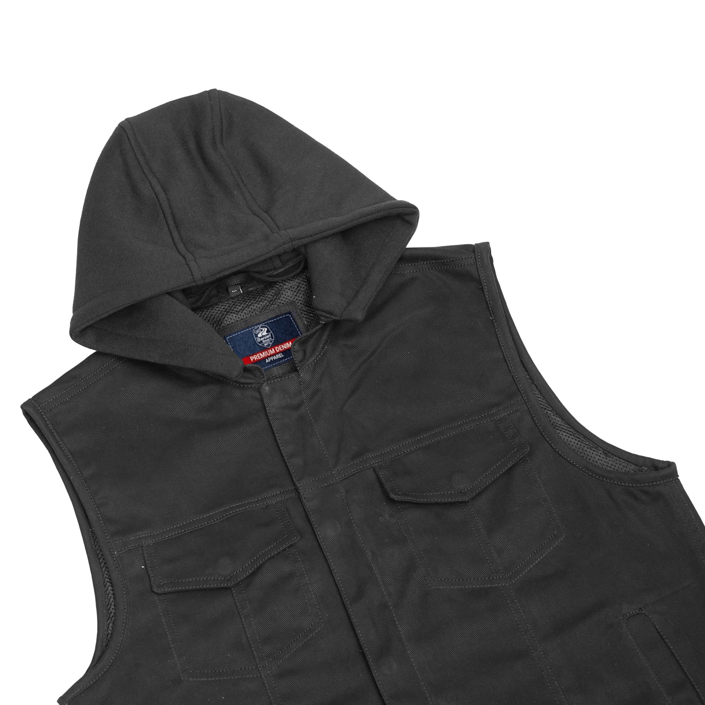 Diesel Men's Denim Motorcycle Vest