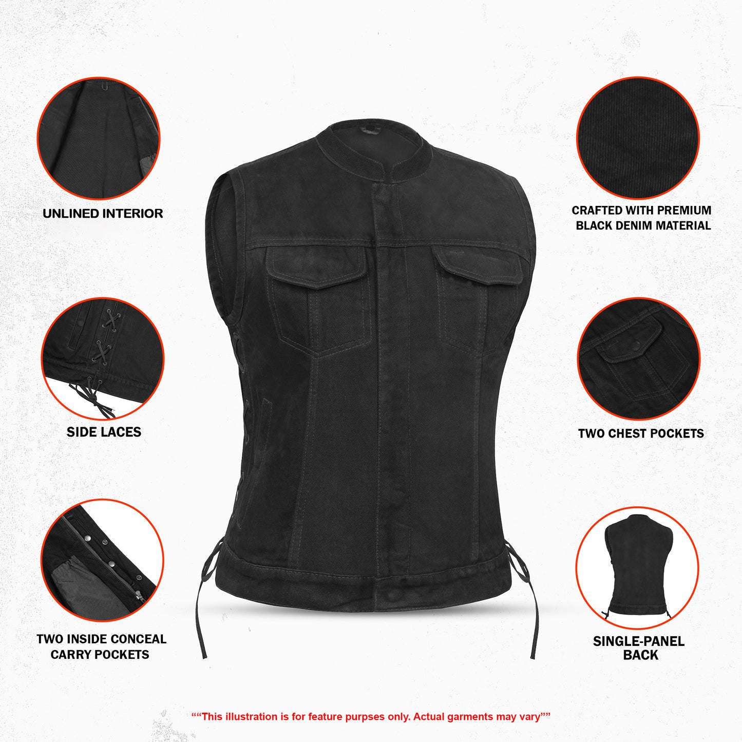 Seline Women's Denim Vest
