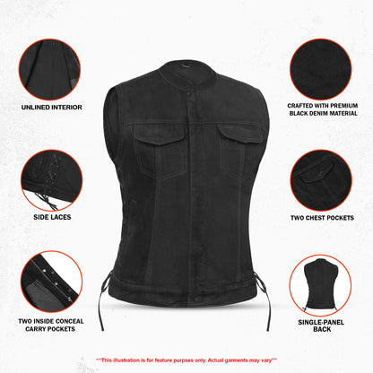 Seline Women's Denim Vest