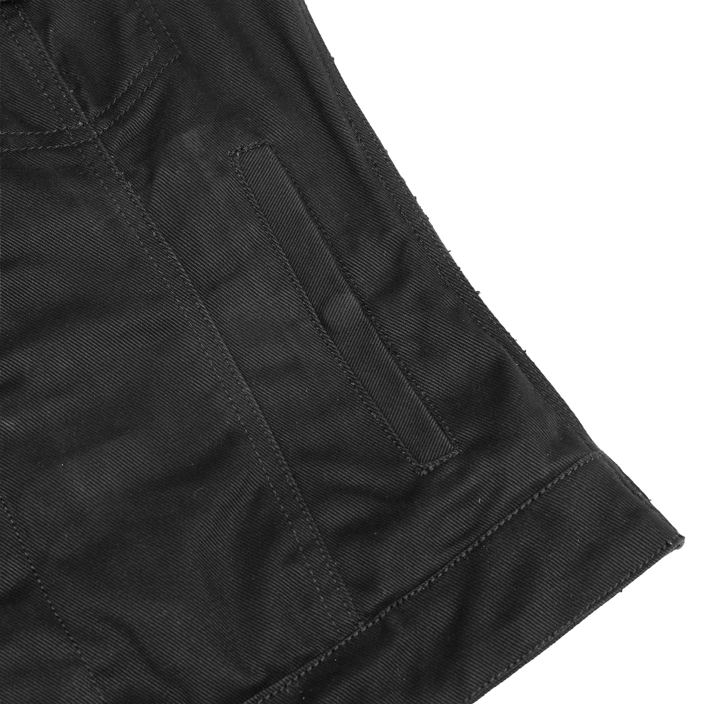 DM987 Women's Advance Black Construction Denim Vest
