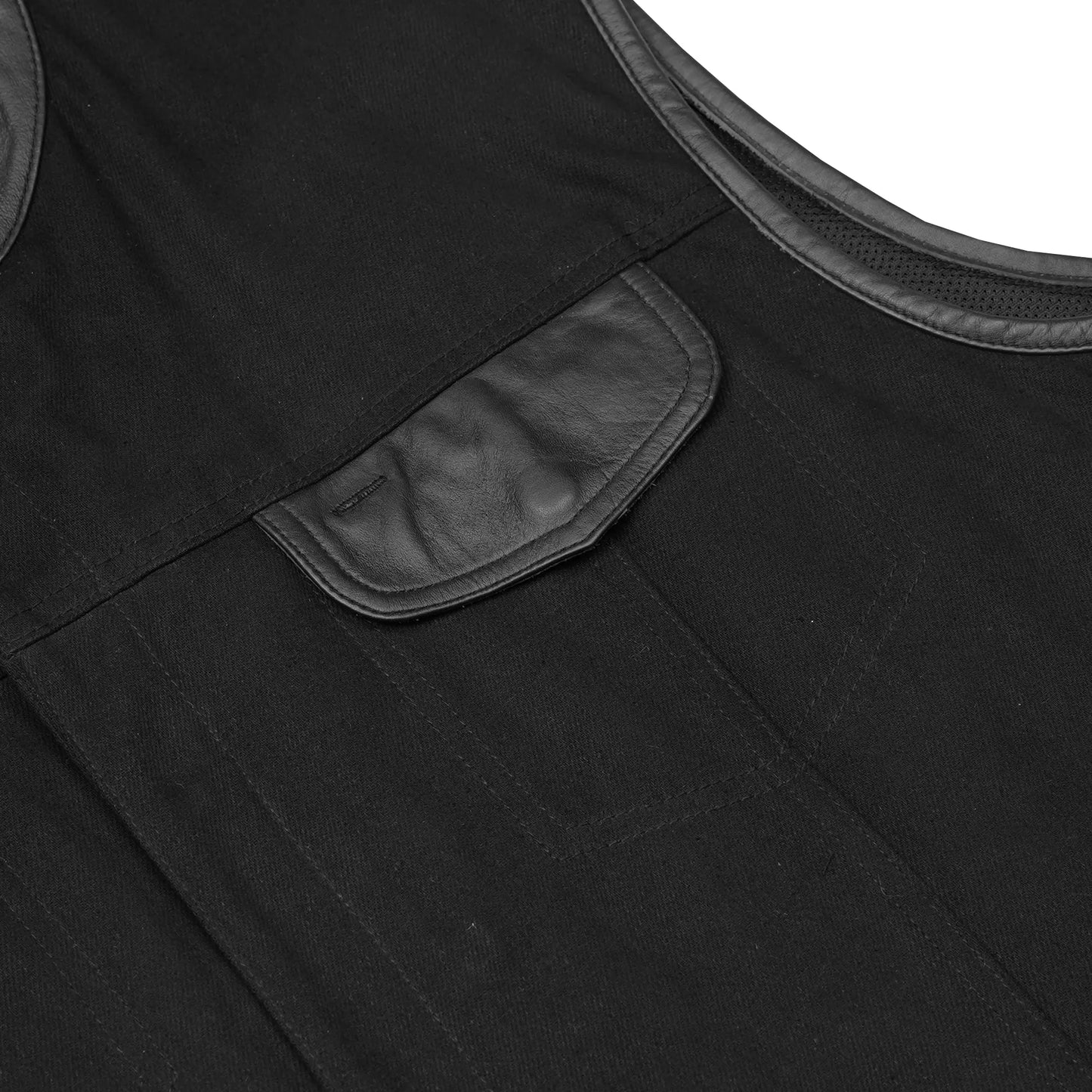 Havoc Men's Denim Motorcycle Vest