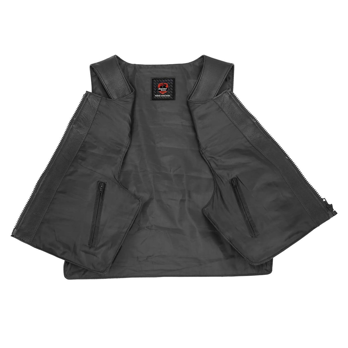 DS008 Axion - Men’s Leather Motorcycle Vest