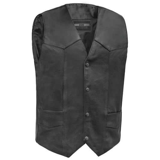DS104 Men's Plain Side Economy Vest