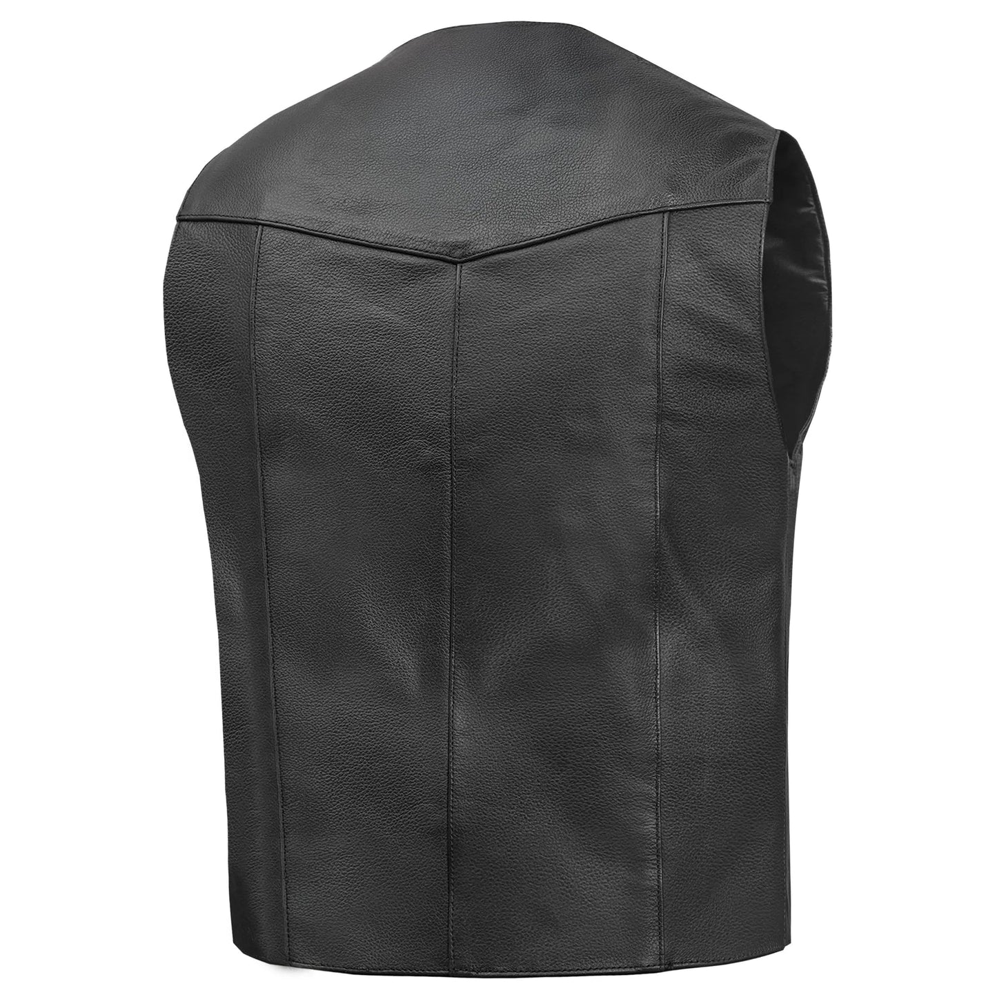 DS104 Men's Plain Side Economy Vest