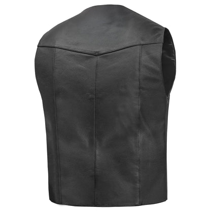 DS104 Men's Plain Side Economy Vest