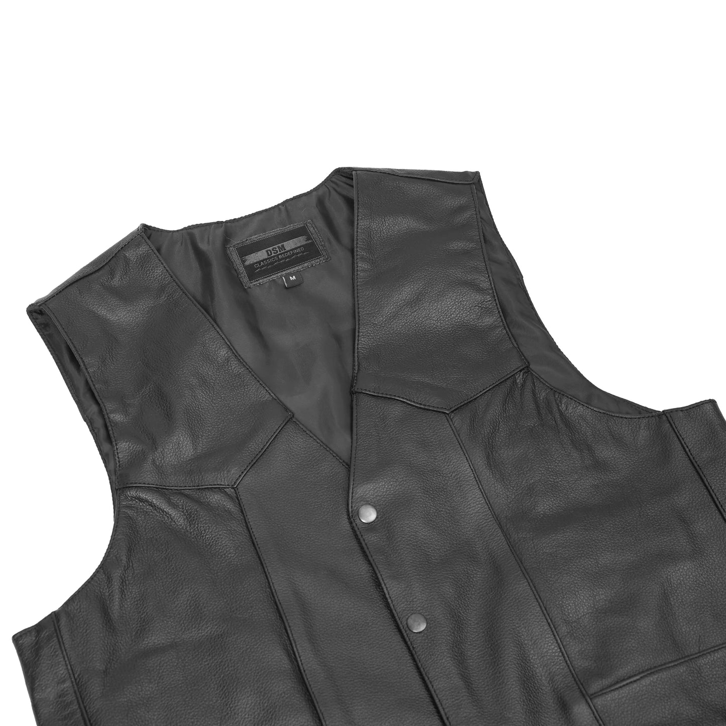 DS104 Men's Plain Side Economy Vest