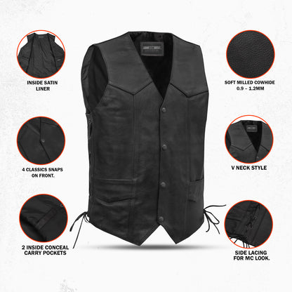 DS106 Men's Side Lace Economy Vest