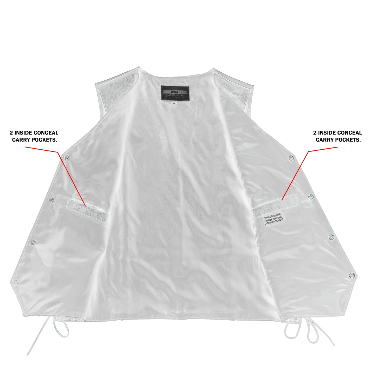 DS106 Men's Side Lace Economy Vest
