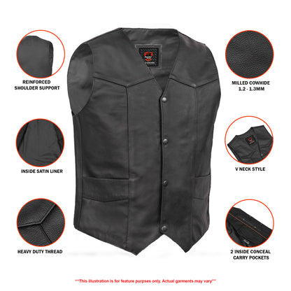 DS100 Men's Ten Pocket Utility Vest