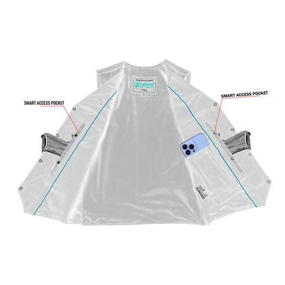 DS110 Traditional Single Back Panel Concealed Carry Vest