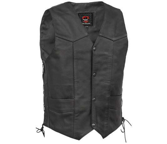 Jax - Men's Motorcycle Leather Vest