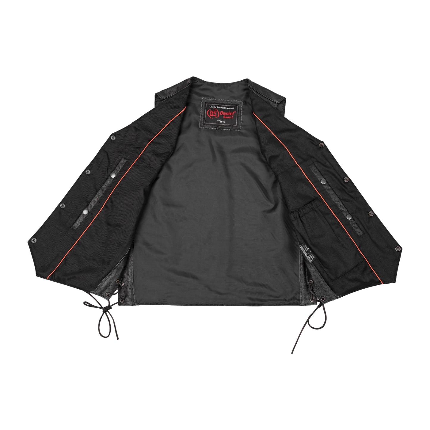 DS111 Traditional Single Back Panel Concealed Carry Vest