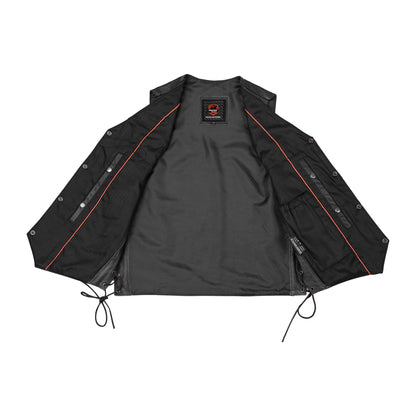 DS111 Jax Men's Motorcycle Leather Vest