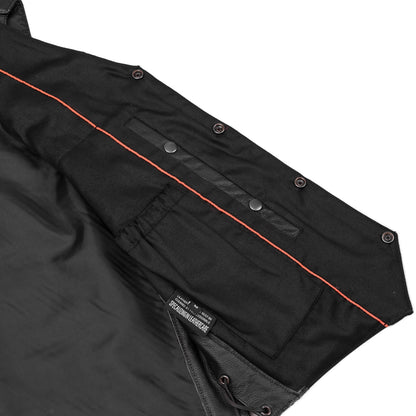 DS111 Traditional Single Back Panel Concealed Carry Vest