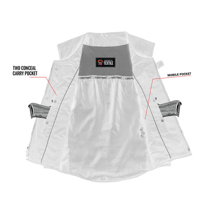 Risker Men's Textile Motorcycle Vest