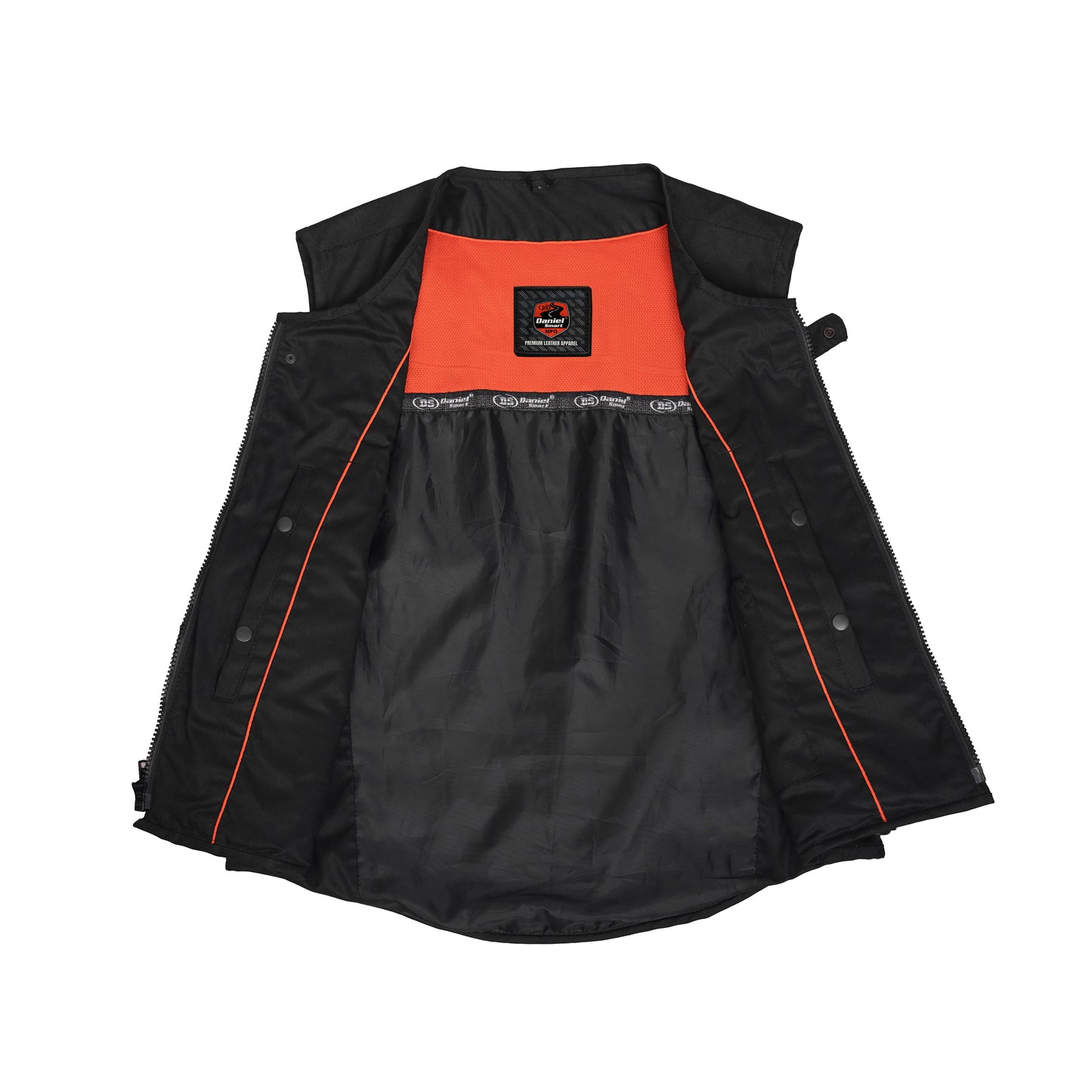 DS112BK Men's Textile Updated SWAT Team Style Vest