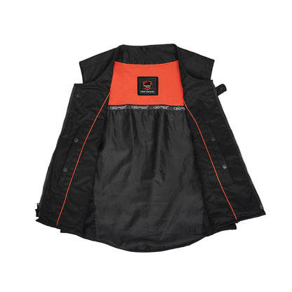 DS112BK Men's Textile Updated SWAT Team Style Vest