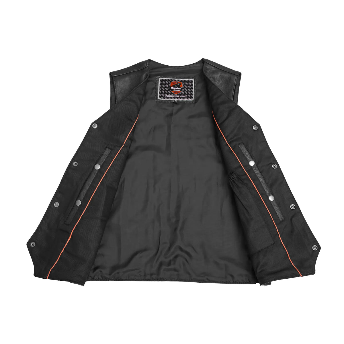 Singra Men's Motorcycle Leather Vest