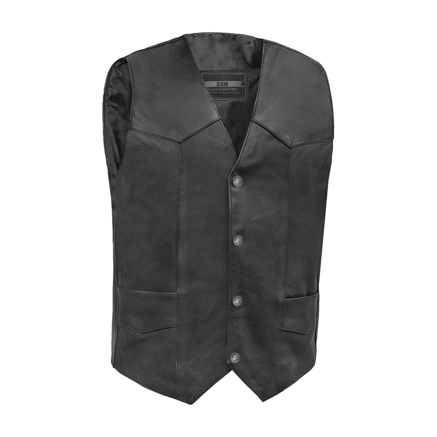 DS116 Advance Men's Buffalo Nickel Head Snap Vest