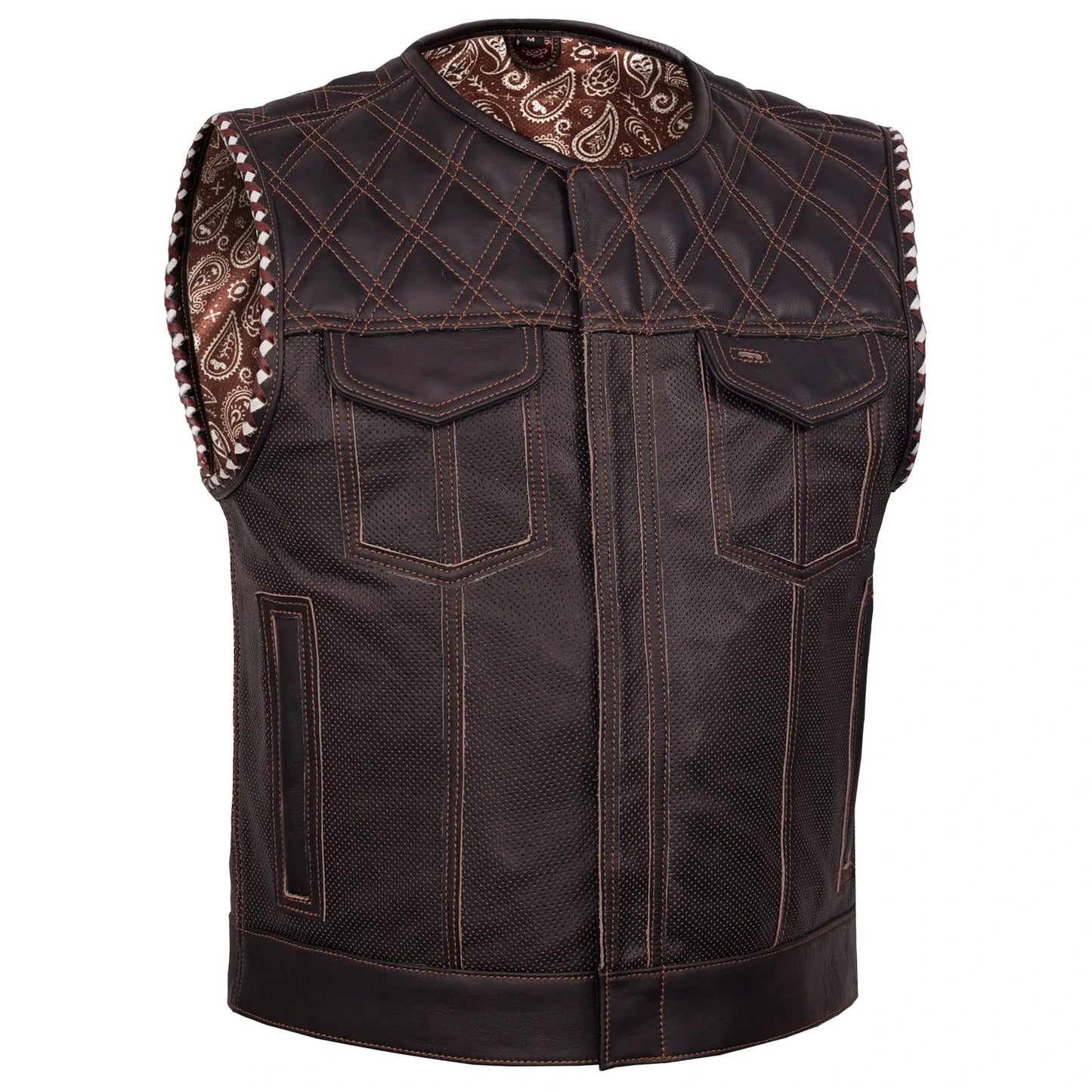 Coppertrail - Men’s Leather Motorcycle Vest