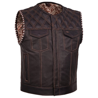 Coppertrail - Men’s Leather Motorcycle Vest