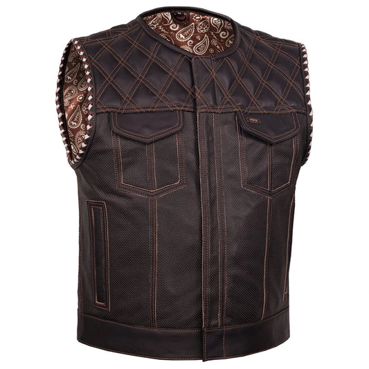 Coppertrail - Men’s Leather Motorcycle Vest
