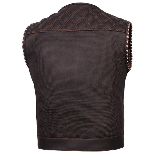 Coppertrail - Men’s Leather Motorcycle Vest