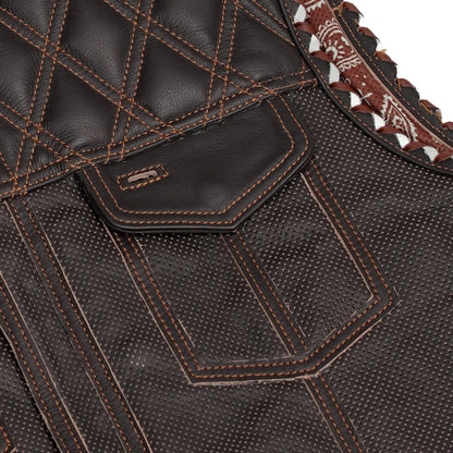 Coppertrail - Men’s Leather Motorcycle Vest