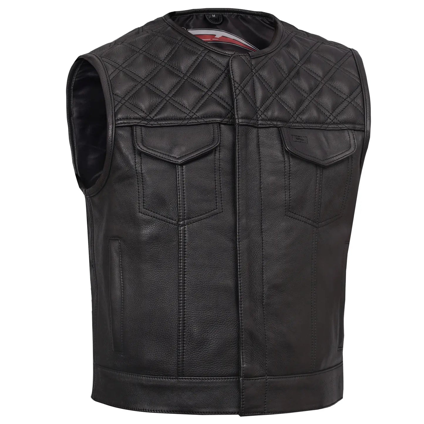 Emberline Drifter - Men’s Leather Motorcycle Vest