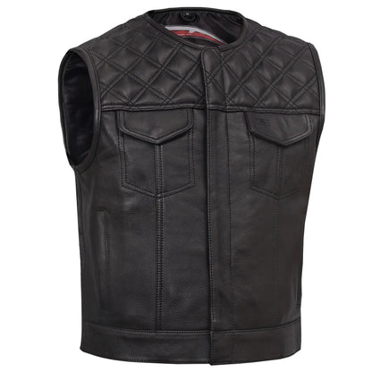Emberline Drifter - Men’s Leather Motorcycle Vest